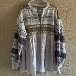 Free People Sweater Thermal Top